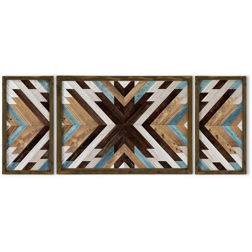 Wallity TAH038 Multicolor Decorative Framed MDF Painting Cene