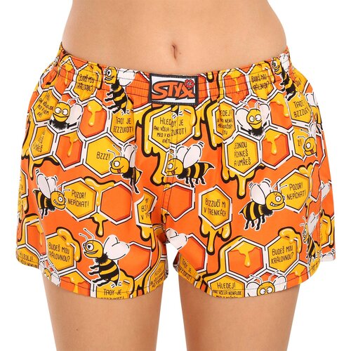 STYX Women's boxer shorts art classic elastic Bees Slike