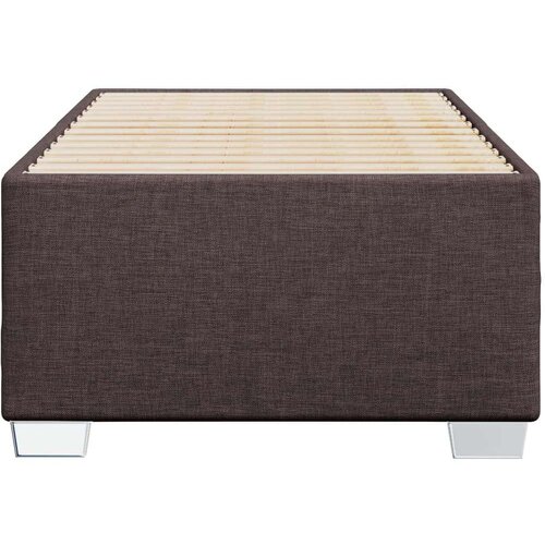 VidaXL okvir za krevet tamnosmeđi 100x200 cm od tkanine Slike