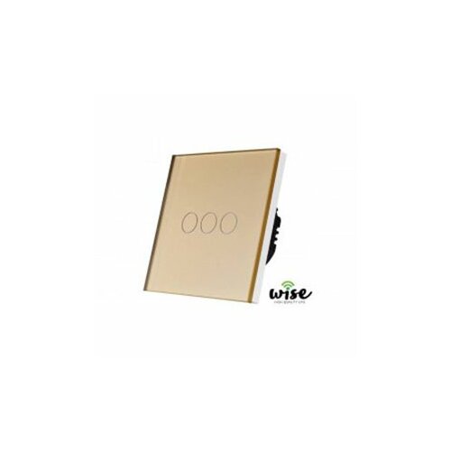 Wise Wifi pametni prekidač, stakleni panel krem - 3 tastera WP0022 Cene