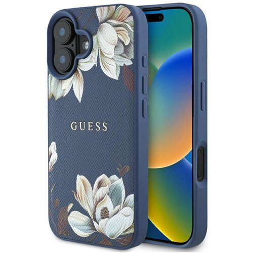 Guess OVITEK TPU ZA IPHONE 16 ZA MAGSAFE GRANULIRANI CVETLIČNI VZOREC, (5000012608) Cene