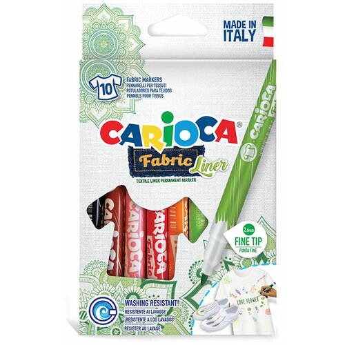 Carioca flomaster fabric za tekstil 1/10 42909 Cene