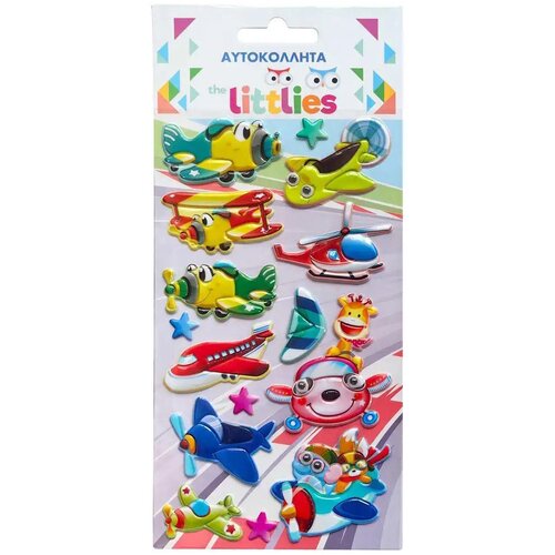 Luna The Littlies: Leteći 3D pufasti set naljepnica 10x22cm Cene