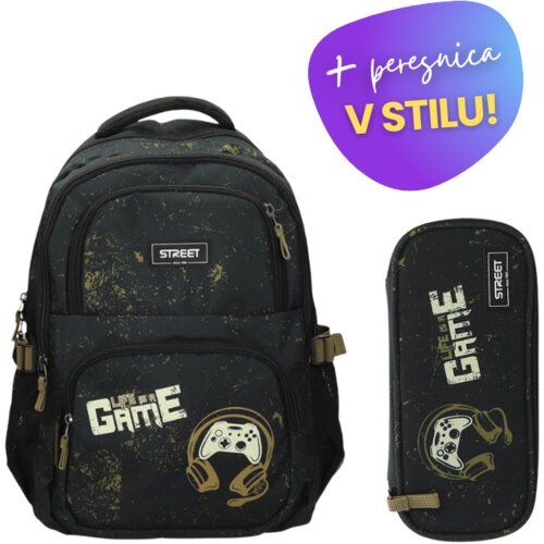 STREET Komplet Game 1: ruksak + pernica Slike