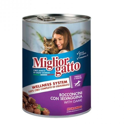  MIGLIOR GATTO HRANA ZA MAČKE KOMADI DIVLJAČI 405G MIGLIOR GATTO Cijene