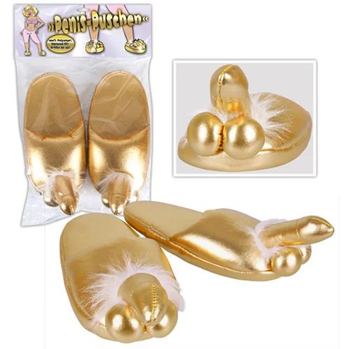 You2Toys Penis Slippers Gold