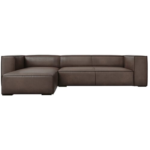 Windsor &amp;amp; Co Sofas Smeđa kožna kutna garnitura (lijevi kut) Madame - Slike