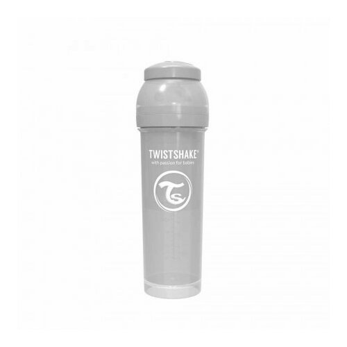 Twistshake flaŠica za bebe 330 ml pastel grey ( TS78266 ) TS78266 Slike