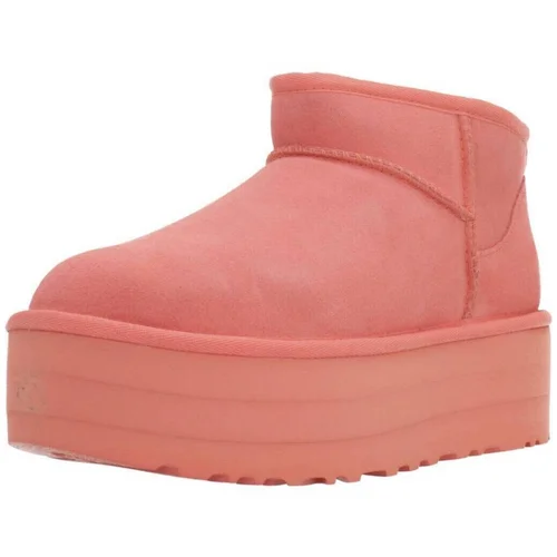 Ugg Škornji CLASSIC ULTRA MINI PLATF Oranžna