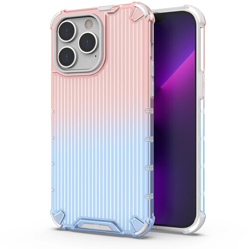 HURTEL OMBRE PROTECT CASE ETUI DO IPHONE 13 PRO MAX PANCERNY POKROWIEC R&Oacute;ŻOWO-NIEBIESKIE, (21973747) Cene