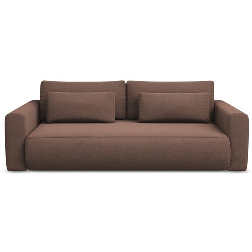 Makamii Ružičasta sklopiva/s prostorom za odlaganje sofa 238 cm Kapua – Cene