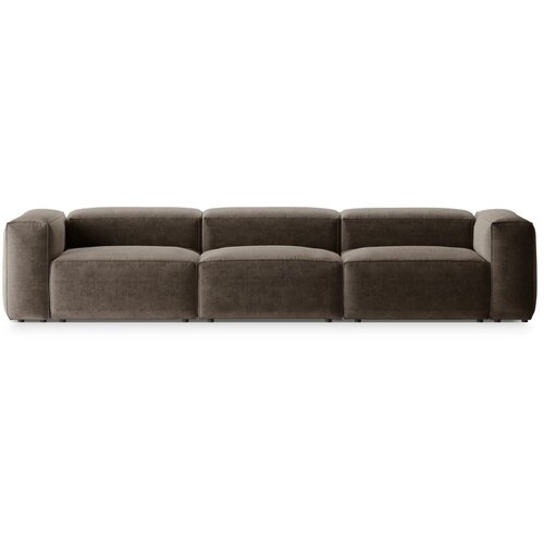 Cosmopolitan Design Rjava sedežna garnitura 364 cm Bergano – Cene