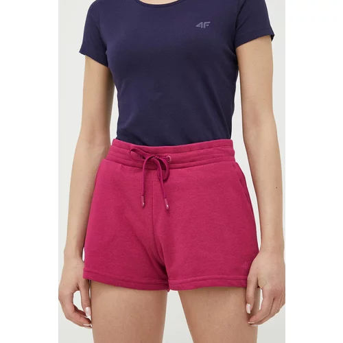4f Kratke hlače ženski, vijolična barva