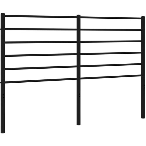 Maison Chic kovinsko posteljno vzglavje - vzglavna omarica - nočna omarica črno 120 cm, (21704938) Slike