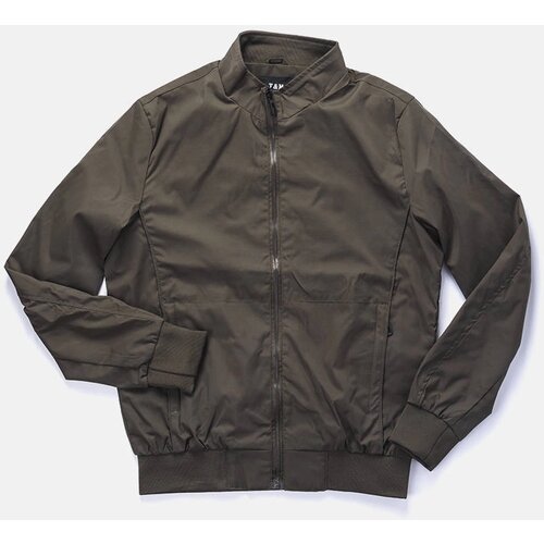 Gemre Green men's jacket with a stand-up collar Desroches Cene