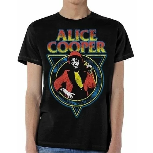 Alice Cooper majica Snake Skin M Črna