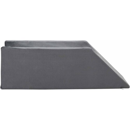  Jastučić za noge 68 x 25 x 21,5 cm Čvrst PU pjena Siva Slike