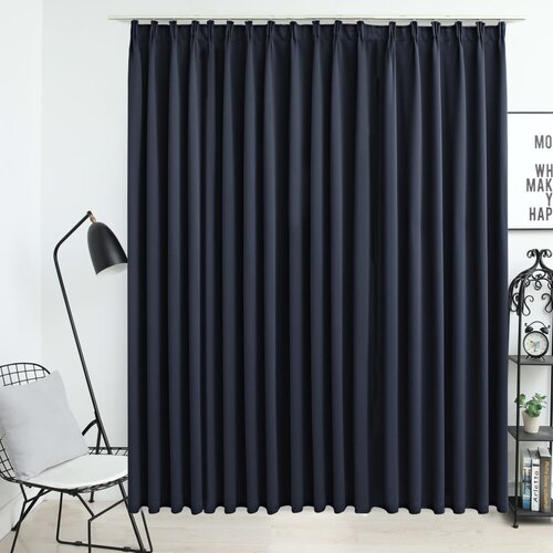 vidaXL zavjesa za zamračivanje s kukama antracit 290 x 245 cm Cijene
