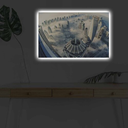 Wallity Slika sa LED osvetljenjem 4570DHDACT-071, 45x70 cm Cene