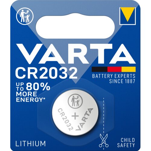Varta Litijeva gumbna baterija CR2032 LITHIUM - 1 kos - 1 kos. Slike