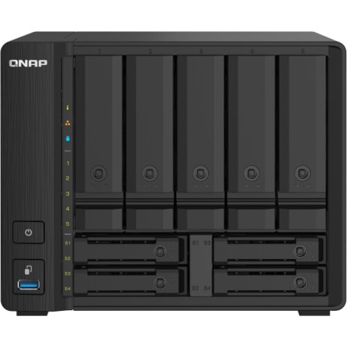 Qnap NAS za 9 diskov, 4GB ram, 2x 10Gb SFP+, 2x 2.5Gb mreža Cene