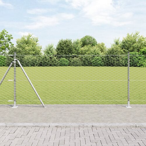 vidaXL heksagonalna ograja 0.8x50 m cinkano jeklo Cene