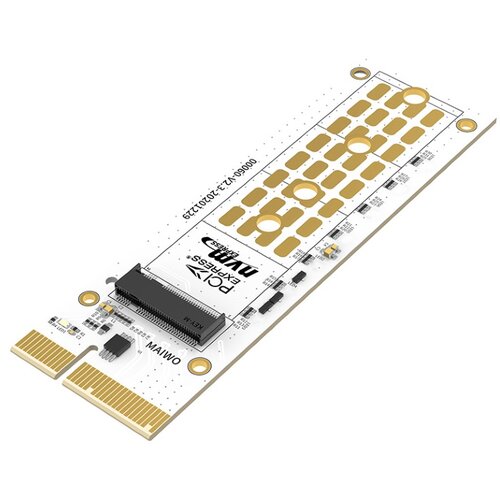Maiwo PCI-Express x 4 na M.2 NVMe SSD Aliminium case KT060 Cene