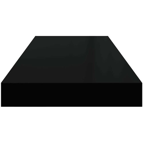  Plutajuće zidne police 2 kom crne 60 x 23,5 x 3,8 cm MDF Slike