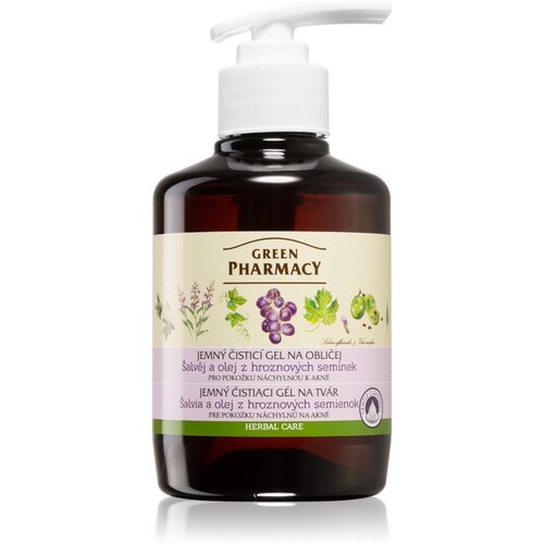 Green Pharmacy Face Care Sage nežen čistilni gel za kožo nagnjeno k razdraženosti 270 ml Slike