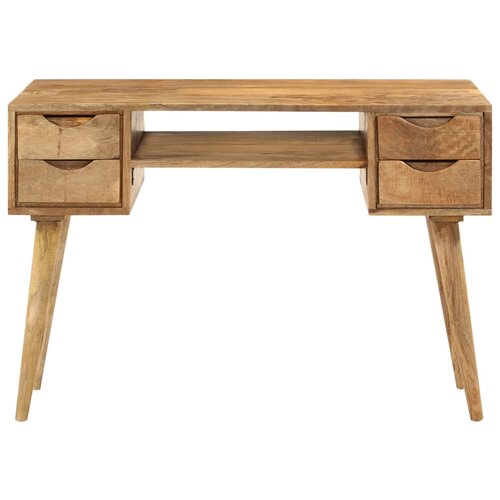 Maison Chic Predalnik - Računalniška miza - pisarniška miza 110x47x76 cm trden mangov les, (21785219) Cene
