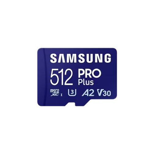 Samsung Spominska kartica PRO Plus micro SDXC, 512GB, 180MB/s, U3, V30, A2, UHS-I, z SD adapterjem Cene
