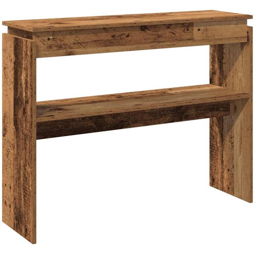 Maison Chic konzolna miza - miza ob steni Stari les 80x30x102 cm inženirski les, (21785936) Slike