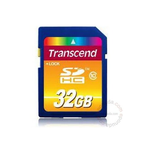 Transcend 32GB TS32GSDHC10 Class 10 SD memorijska kartica Slike