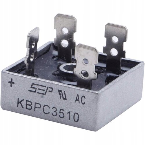 Rosfix KBPC5010 Mostni Usmernik &ndash; Usmernikov Most 50A 1000V | Dimenzije 29x29x11mm, Hlajenje Po Radiatorju, (5000243653) Cene