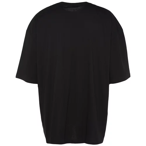 Trendyol Plus Size T-Shirt - Black - Oversize
