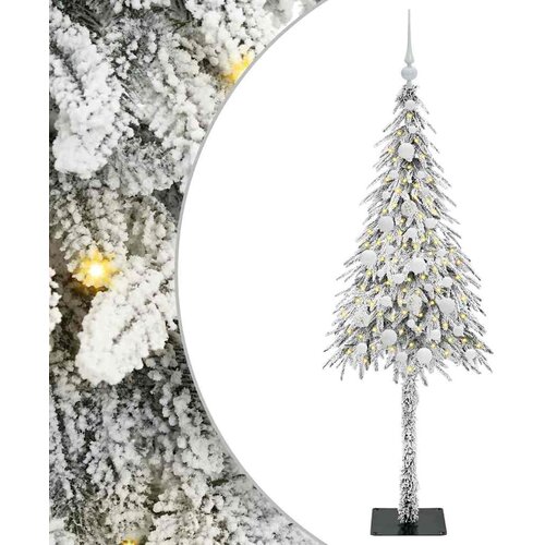 vidaXL Božično drevo med 150 LED z stojalom Bela 150 cm PE in jeklo, (5000068124) Cene