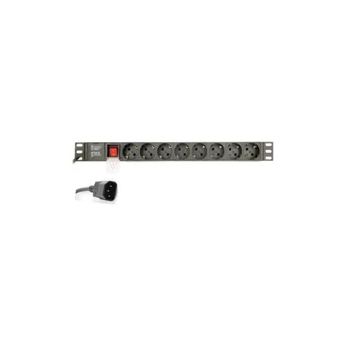  EG-PDU-014-C14 Gembird C14 Produzni kabl sa zastitom 8 uticnica 10A, PDU 1U 3M Cene