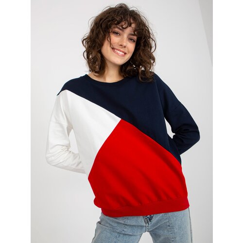 RELEVANCE Sweatshirt-RV-BL-8463.41P-navy-red Cene