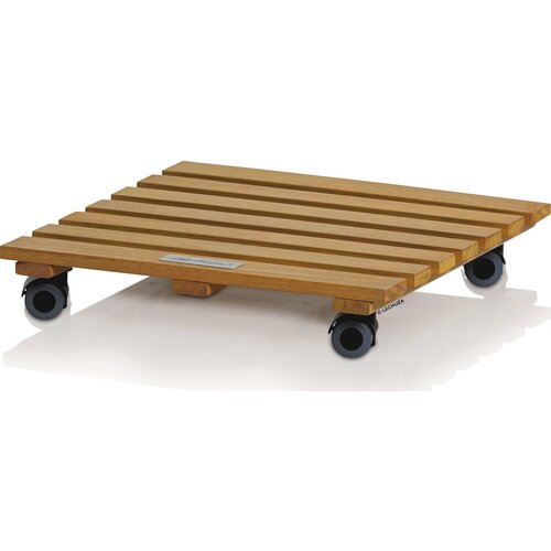 LECHUZA Natural Wood square podstavek na kolesih - 37 Cene