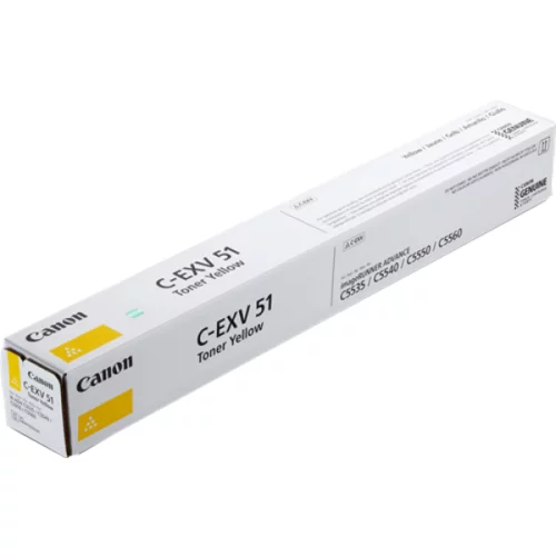 Canon toner C-EXV51 Yellow / Original