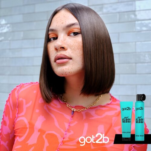 Got2b got Gloss Shine Finish pr&amp;scaron;ilo za za&amp;scaron;čito las pred vročino za sijaj in mehkobo las 200 ml Slike
