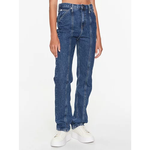Calvin Klein Jeans Jeans hlače J20J220634 Modra Straight Fit