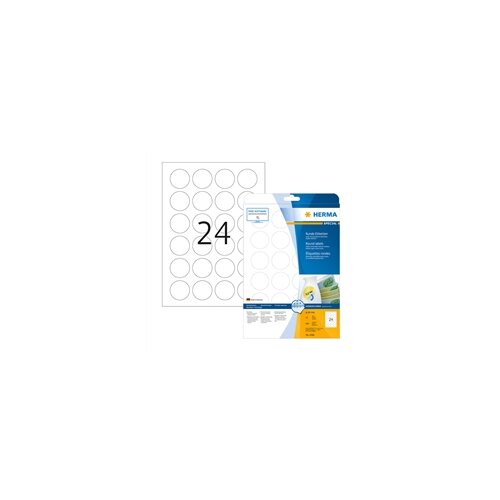Herma Okrugle samoljepljive naljepnice Superprint 5066, (Ø 40), 25/1 Cijene