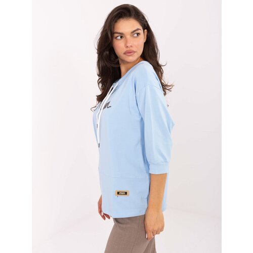 RELEVANCE Blouse-RV-BZ-A785.58-light blue Cene