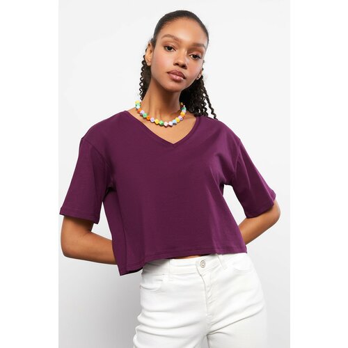 LC Waikiki T-Shirt - Purple - Regular fit Cene
