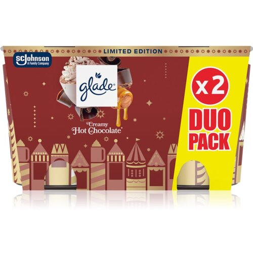 Glade Creamy Hot Chocolate darilni set 2x112 g Cene