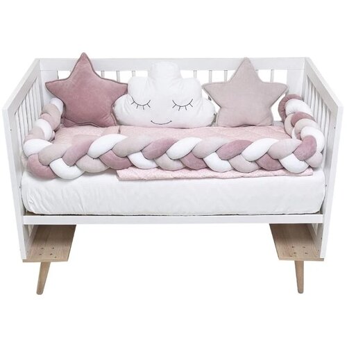 Baby Textil Textil komplet posteljina Bambino Lux Roze, 120x60cm Cene