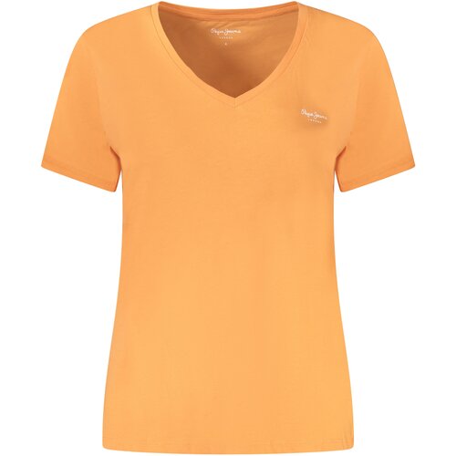 PepeJeans WOMEN&amp;amp;#39;S SHORT SLEEVE T-SHIRT ORANGE Slike