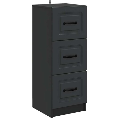  Ormar s ladicama Crna 33 x 34 5 x 87 cm Konstruirano drvo Cene