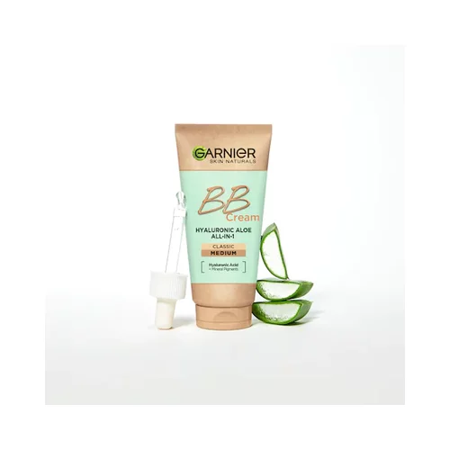 Garnier skin naturals bb cream hyaluronic aloe All-In-1 SPF25 bb krema za normalno kožo 50 ml odtenek medium
